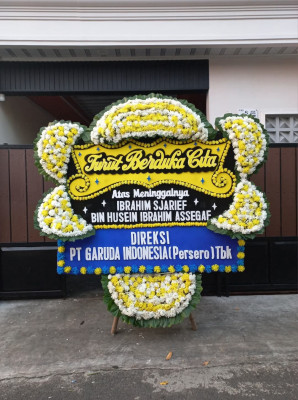 Papan Bunga Duka di Way Tataan